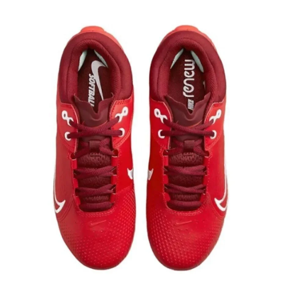 Nike Hyperdiamond 4 Elite CZ5917-616 University Red-White Women's Softball Cleat